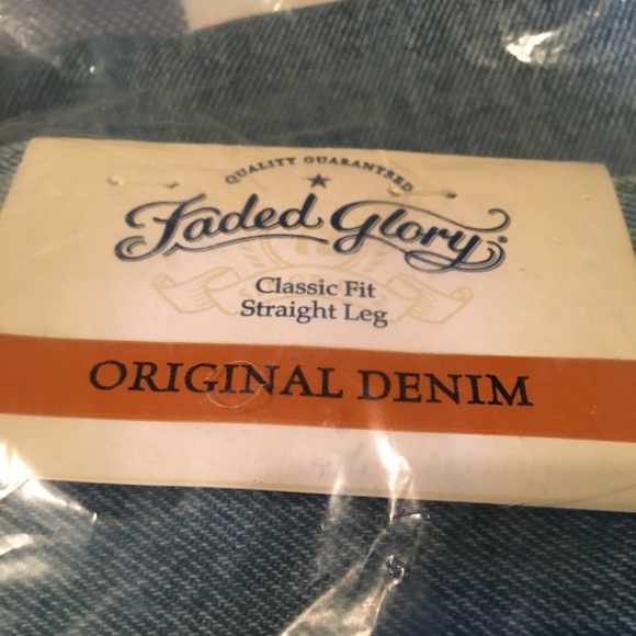 Faded Glory Other - Faded Glory classic straight leg denim jean new
